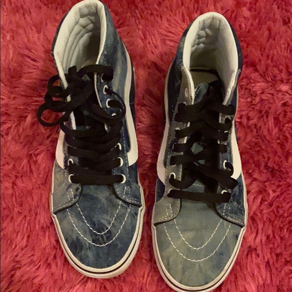 blue jean vans shoes